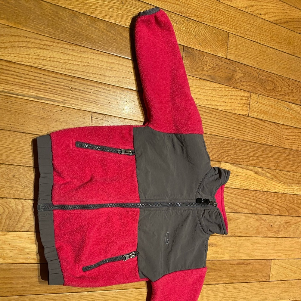 Champion Toddler Girl Zip Fleece Pink Small